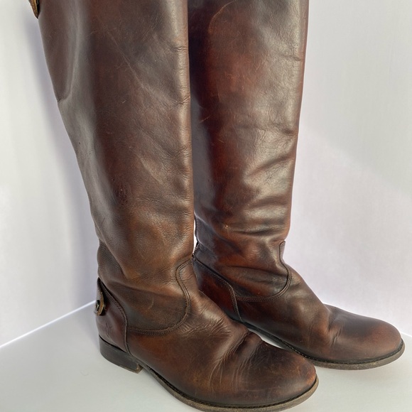 Frye Shoes - Frye Brown Leather Riding Boots